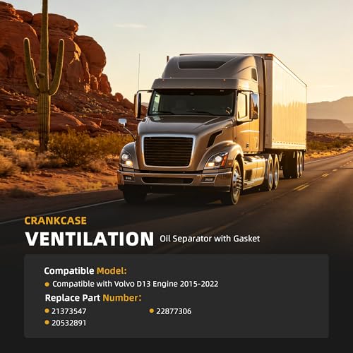 Separador de aceite de ventilación del cárter soluciona fallos en Volvo D13 2015-2022 2