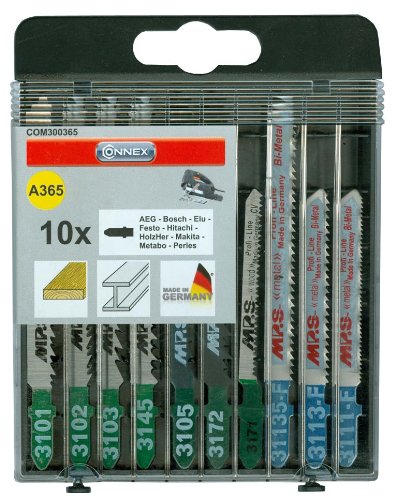 Connex COM300365 Universal Jigsaw Blades Box (10 Pieces) - Image 2