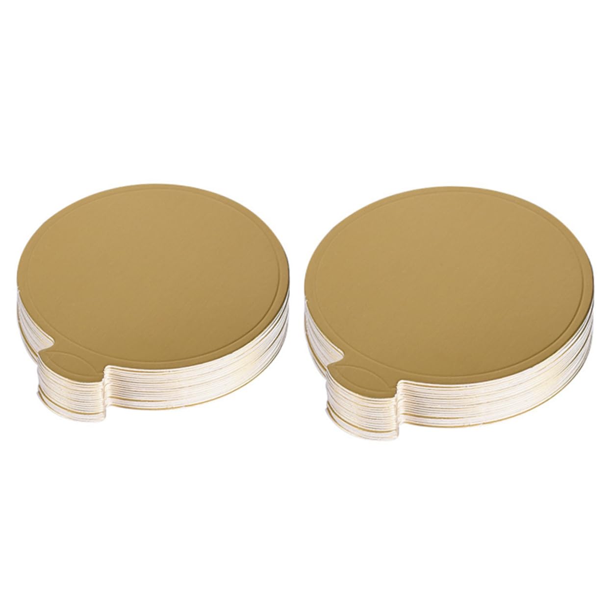 BRIGHTFUFU 200Pcs Cake Boards Cake Bases Sturdy Cardboard Trays for Delicate Display Trays for Baking and Presenting Desserts