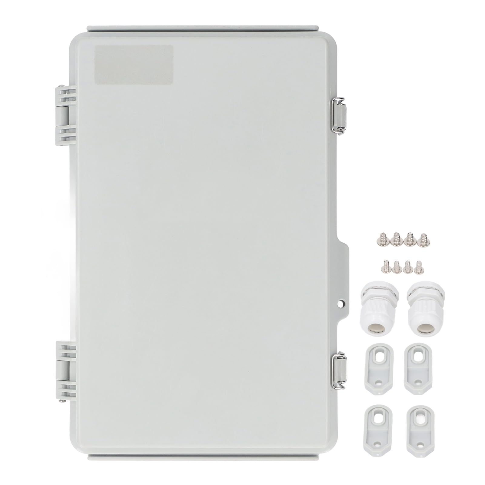 Tissting Elektro Verteilerdose IP67 Wasserdicht ABS Kunststoff Anschlussdose mit Montageplatte 175x275x110mm 6.89x10.83x4.33in - Aussenverteilerkasten für Bewässerungssteuerung