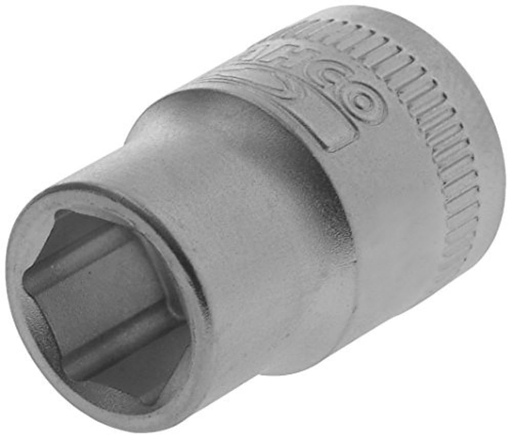 Bahco BAH14SM12 Hexagon Socket 0.25-inch Drive, 12 mm, Silver