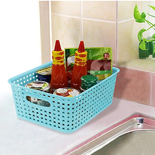 Eudokky Cestini in Plastica, Aspetto Vimini, Cesto...