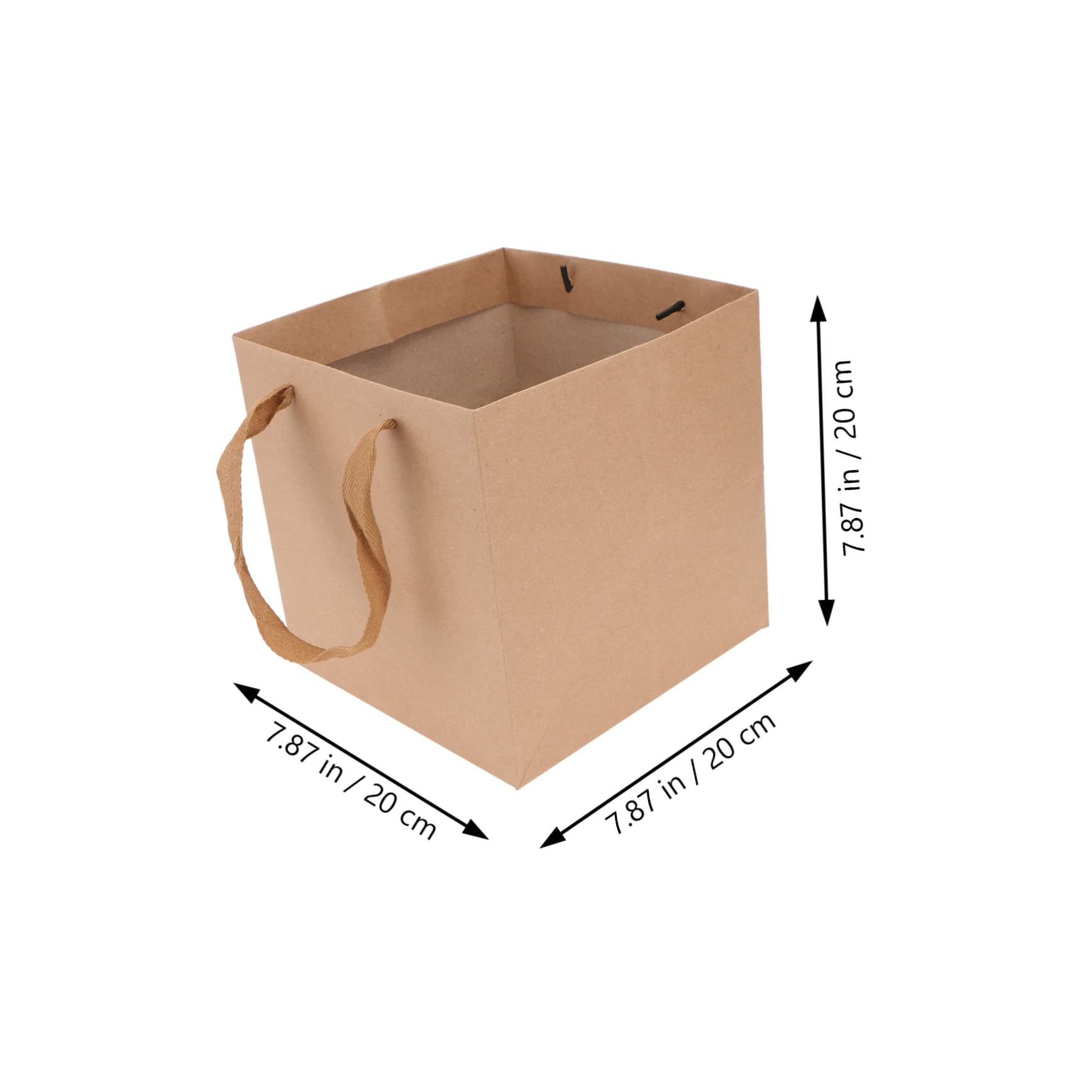 PACKOVE 3 Series Bolsa Kraft Para Y Fiestas Pack De Unidades Para Snacks Y Color Marrón Diseño Duradero Con Asa 10 Piezas*3