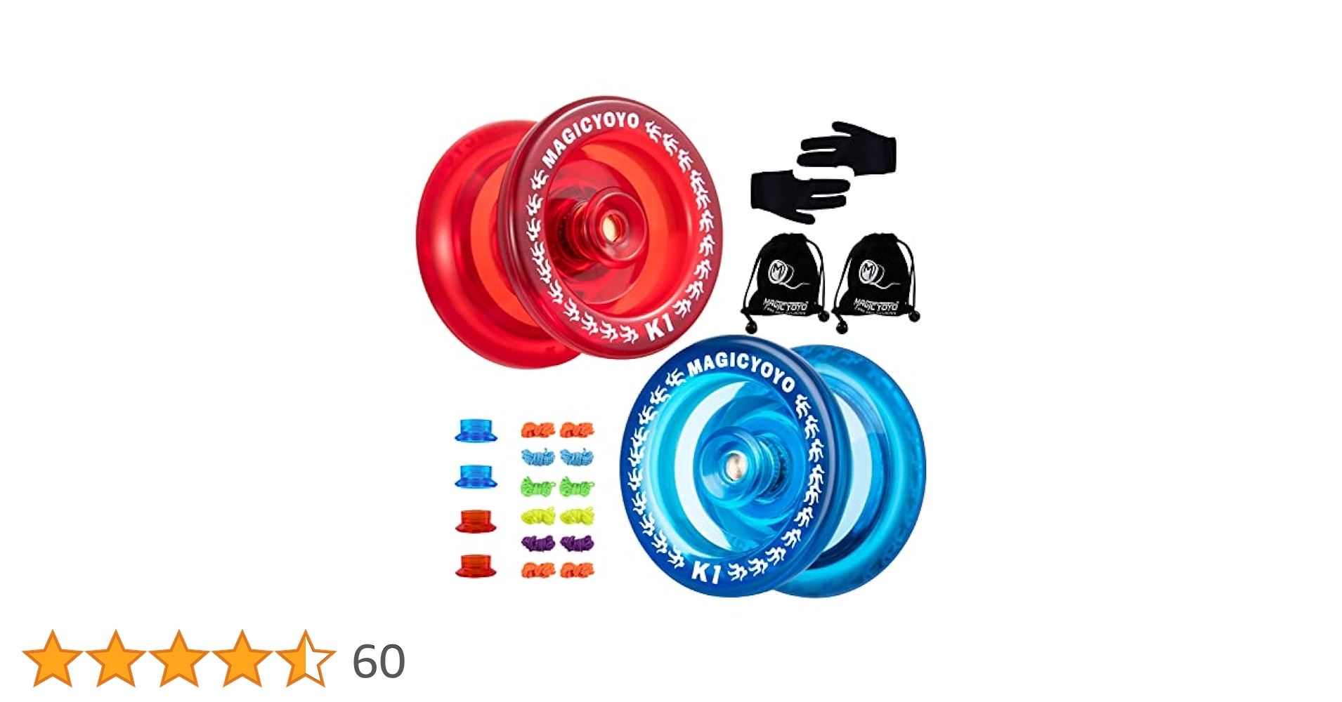 Amazon | YOYO レスポンシブ ヨーヨー K1 クリスタルブルー