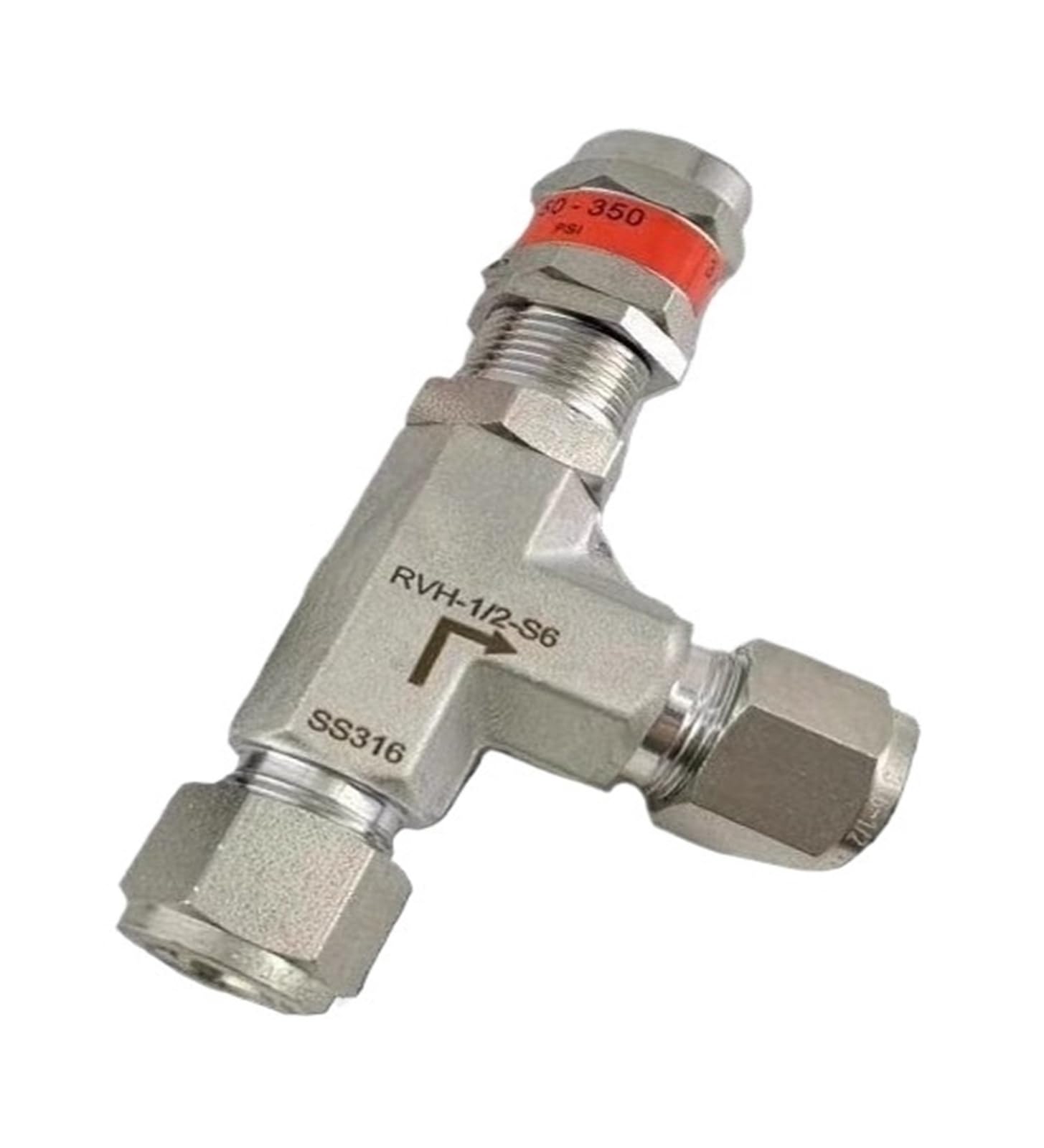 1/8"-1" 3 6 8 10-20mm Ellenbogen 90 Grad 316L Edelstahl Einstellbare Feder Druck Relief Ventil 6000(14mm)