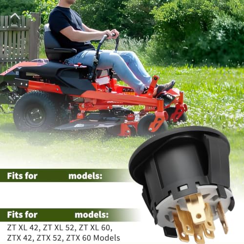Arranque de Encendido de 7 Pines para Tractor y Cortacésped con Carcasa Negra 7