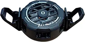 Cooler Resfriador Magnético para Celular com Luz RGB, 7000rpm, Fixação Magnética, USB 5V, Material ABS/Alumínio
