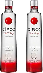 KIT 02 CIROC RED BERRY VODKA FRANCESA 750ML