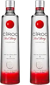 KIT 02 CIROC RED BERRY VODKA FRANCESA 750ML