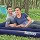 Bestway Luftbett Blue Horizon Step mit interner Fußpumpe Double XL/Lo 191 x 137 x 28 cm, Blau
