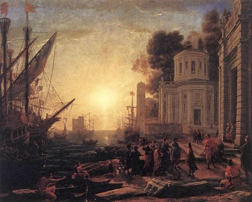 Le Débarquement de l'affiche à Tarse Claude Lorrain Posters et Art Pour Décoration Chambre Toile