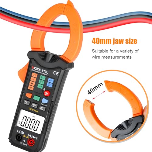 Medidor de pinza digital RuoShui 610L con pantalla LCD máxima 9999 y Auto Rango miniatura 3