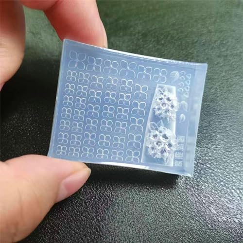 LUCKGONI 3D Nail Art Mold with Flower Patterns Template Carving Sticker Stencil Tools Creative Stunning Nail Decorations Moulds - Image 3