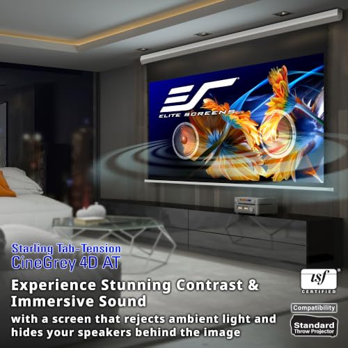 Image of Elite Screens 150 inch 16:9 Electric Motorized Projector Screen STT150XHD4AT