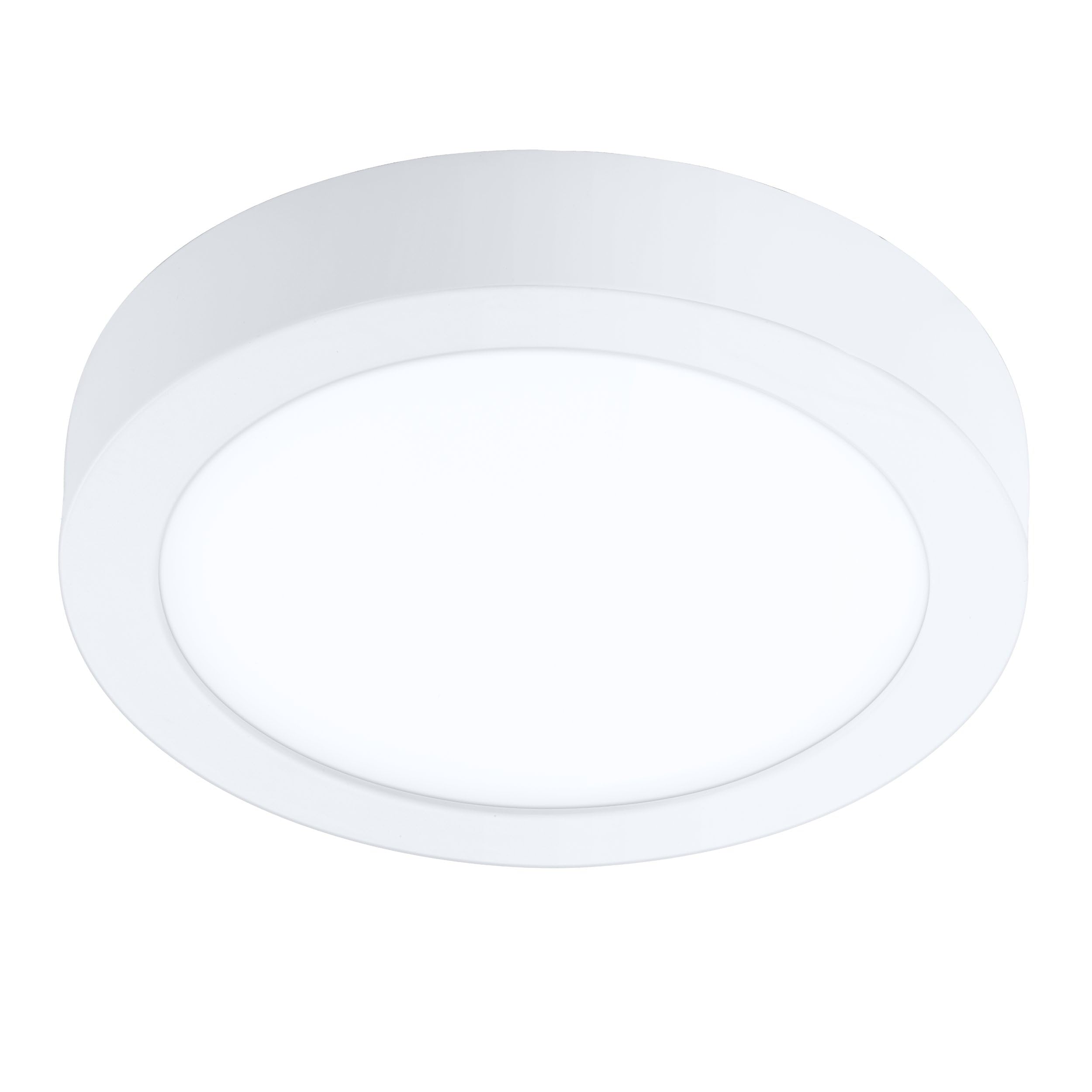 Eglo Connect.z Smart Home LED Ceiling Light Fueva-Z, Ø 8.3 inches, Zigbee Bathroom Lighting, app and Voice Control, White tunable Lights (Warm - Cool White), White, IP44