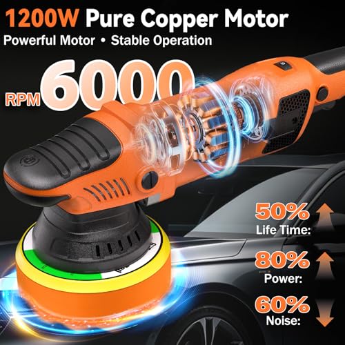 Protmex 1200W Dual Action Rotary Buffer