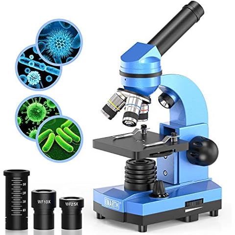 EMARTH Science Microscope for Kids Beginners Children Student, 40X- 1000X Compound Microscopes with 52 pcs Educational Science Kits Cover