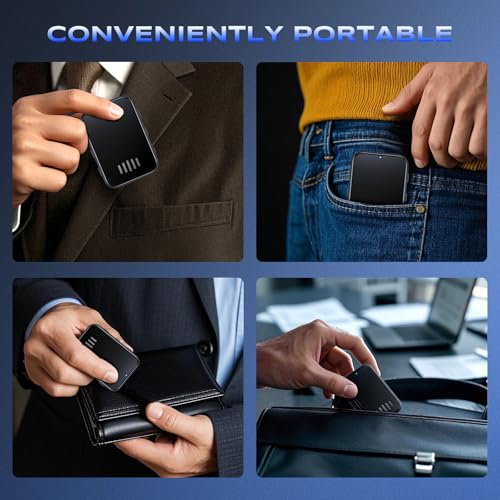 128G Magnetic Voice Recorder,Voice Recorder with Playback,Portable Digital Audio Recorder with 2330H Store,MP3 Player,Recording Device for Work, Meetings,Interviews,Lectures