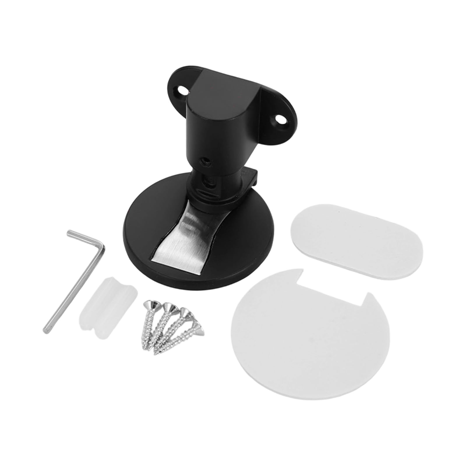 Tertioi G Windproof Aluminum Door Stopper Noise Reducin Home Security Stop Cushion Easy Carry Holder Rental Houses Non-Slip Stron