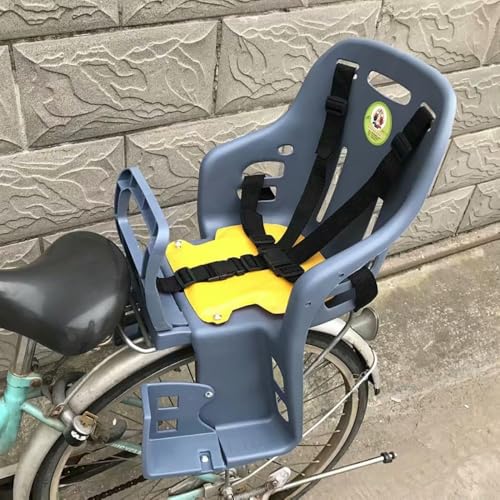 MLTUN MAKAN 自転車用シート伝福大号自転車用チャイルドシート後付けプラスチック製のベビーサイクルシートです (グレー)