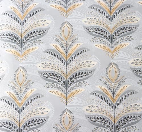 4-Piece Jasmine Silver Duvet Cover Set Super King 260 x 220 cm - Image 4