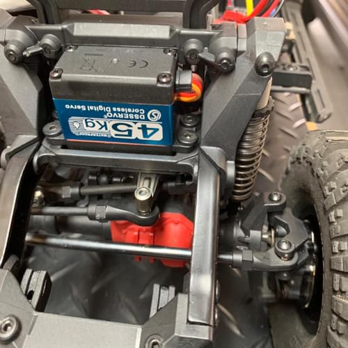 Image of ZOSKAY Servo Motor 45KG high Torque Coreless Motor servo Metal Gear Digital and Stainless Steel Gear servo arduino servo for 1 /8 1 /10 1 /12 RC Car (Blue /45KG 270 Degree)