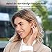 TOZO T21 Wireless Earbuds Bluetooth 5.3 in Ear Headphones Dual Mic Call Noise Cancelling IPX8 Waterproof 44H Playback Stereo Sound with LED Display Wireless Charging Case 32 EQs via APP Red