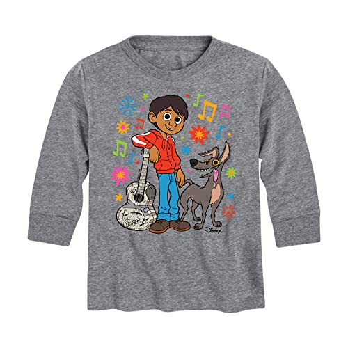 Disney Coco - Miguel Y Dante - Toddler and Youth Long Sleeve Graphic T-Shirt