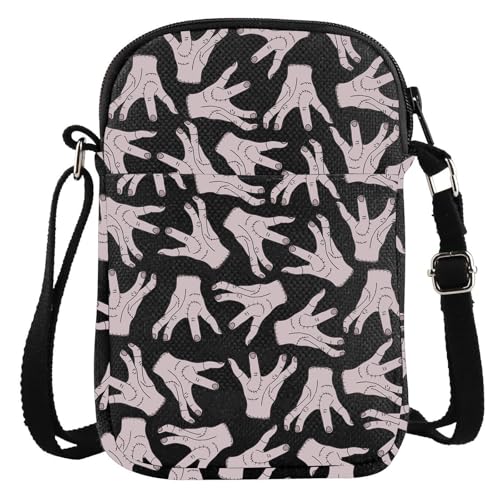 WZMPA Thing Hand Crossbody Bag Thing Hand Fans Gift Gothic Crawling Hand Shoulder Bag Stitched Hand Merchandise