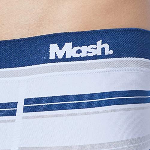Mash Cueca Boxer Sem Costura, Masculino, Branco, G