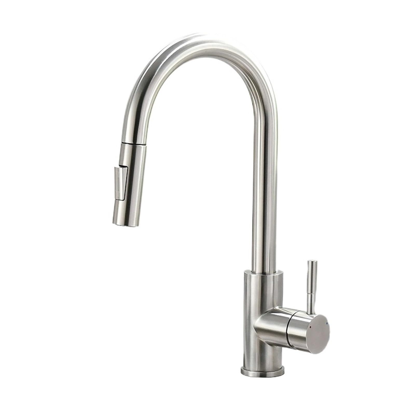 Robinet de cuisine extractible nickel pour laver les légumes et grands plats G1/2