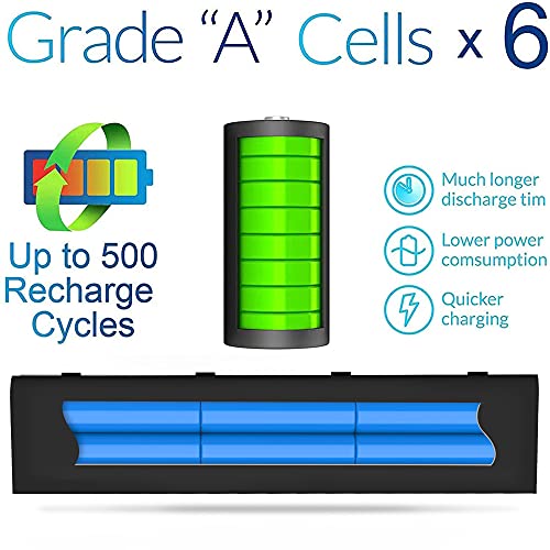 Sle-Tech Replacement Hp Mu06 Notebook Battery For Hp Spare 593553-001 593554-001 636631-001 G62 Mu09 584037-001 593550-001 593562-001 Pavilion G7 G6 G4 Dm4 Hstnn-Lb0W Presario Cq42 Cq56 Cq57 Cq62 #TOP2