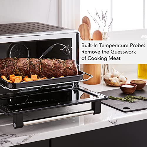 KitchenAid Dual Convection Countertop Oven with Air Fry and Temperature Probe - KCO224BM, Black Matte