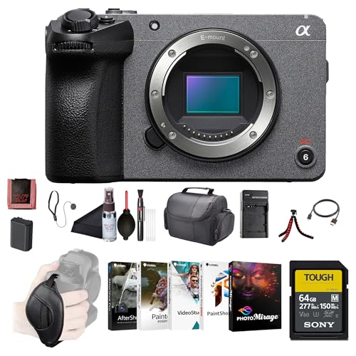 Amazon | Sony FX30 シネマラインカメラボディ(ILME-FX30B) – 26MP APS