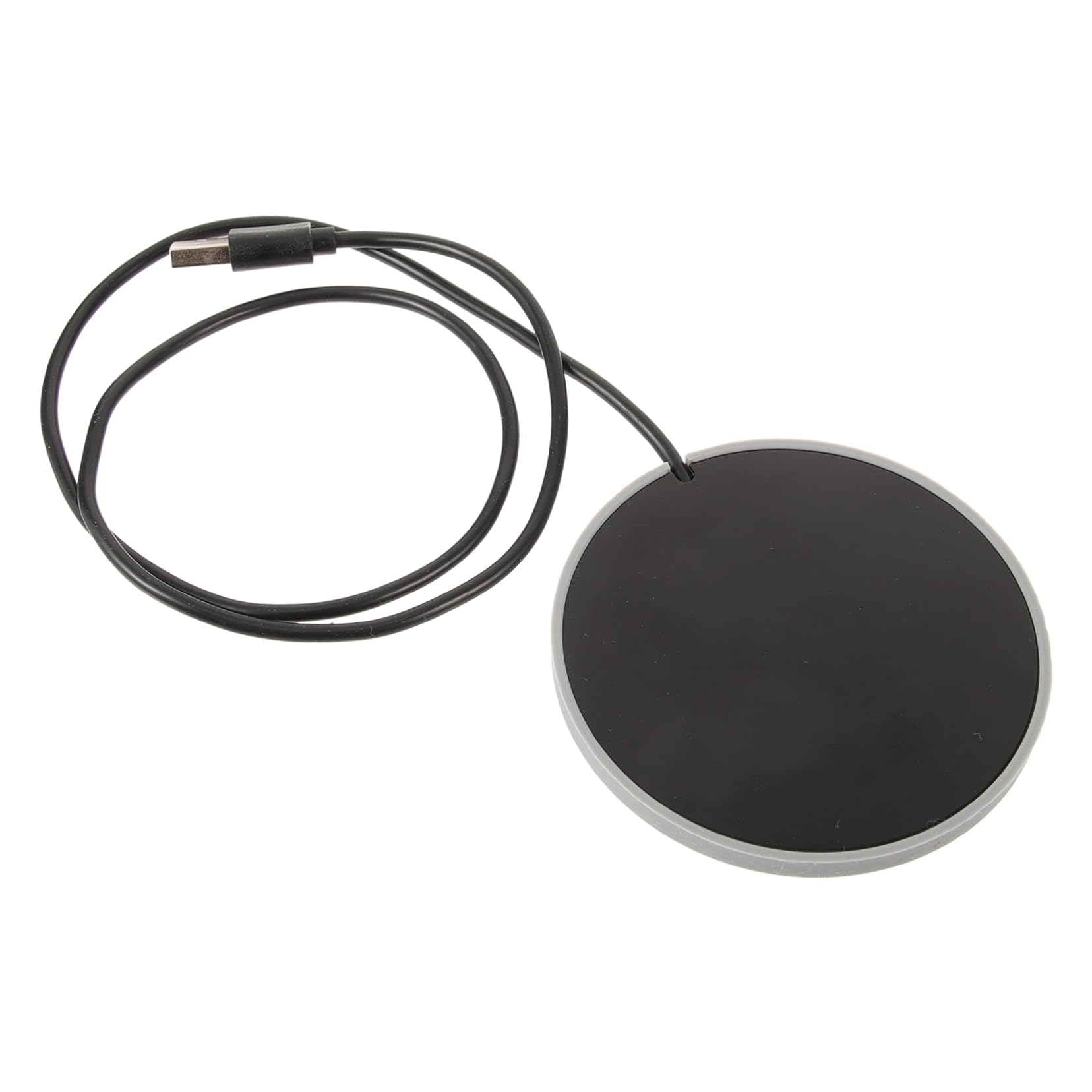 PRETYZOOM USB Coffee Mug Warmer Beverage Heating Coaster with Temperature for Milk Tea and Soup Compact Desktop Warmer for Daily Use