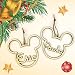 Bolas de navidad personalizadas de madera Mickey Disney | Adornos navideños Ornamento Decoraciones árbol colgante Christmas