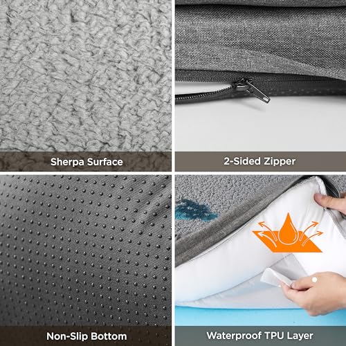 Bedsure Memory Foam Dog Bed For Extra Large Dogs thumb #4