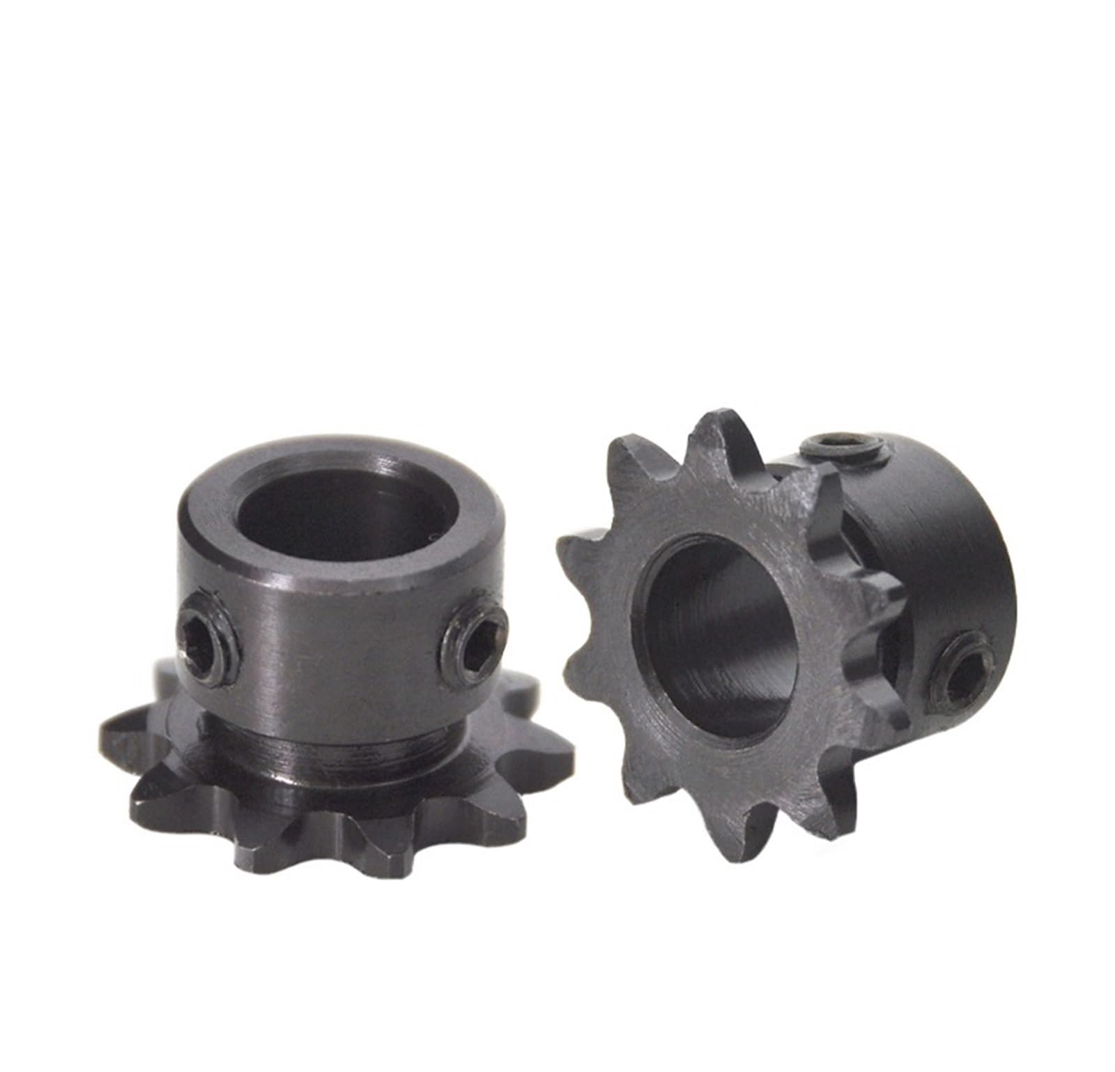 Bevel Gear Pinion Hardware Mechanical 1pcs 04C Chain Gear Steel 9T Teeth Industrial Sprocket Wheel with Top Wire Bore 5/6/8/10mm(5mm)