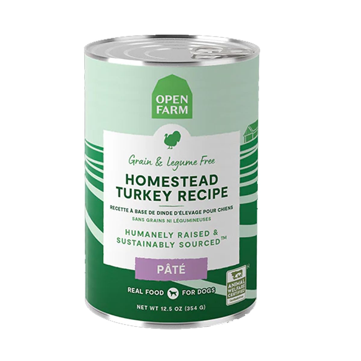 Open Farm Homestead Turkey Pate Wet Dog Food - 354GOpen Farm Homestead Turkey Pate Wet Dog Foo…