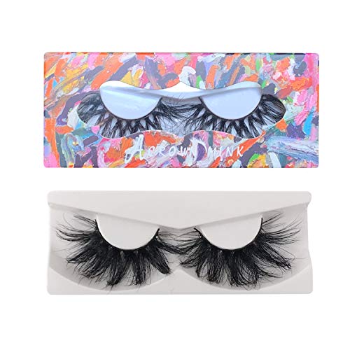 ACROWN 5D 25mm Lashes Mink Full Volume Cruelty-free Siberian 3D Mink Strip Eyelashes