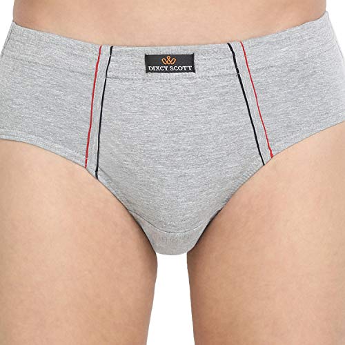 Image of Dixcy Scott Originals Men 100% Combed Cotton Sweat Absorbent Waistband Brief (Pack of 3)