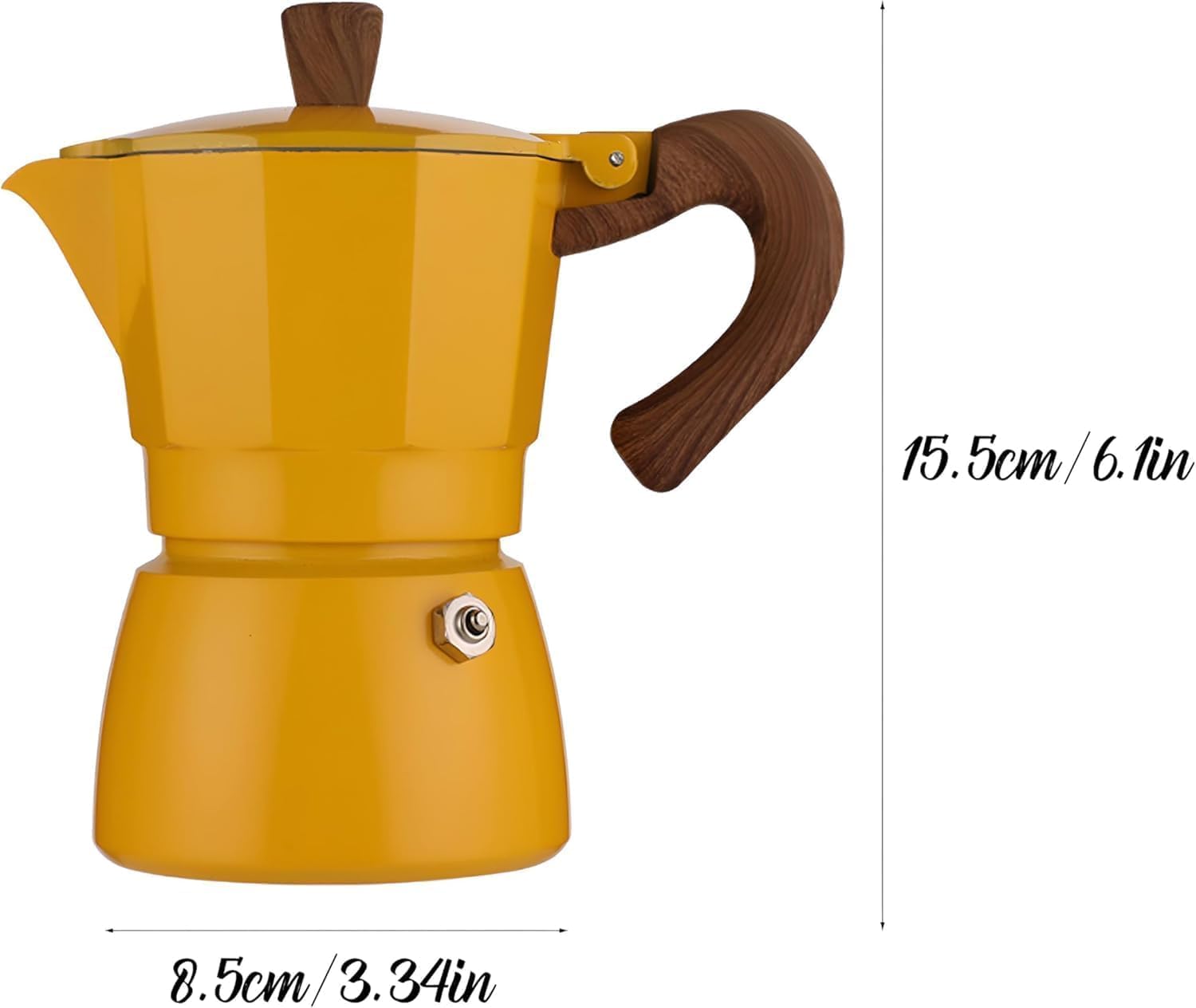 Cafetera espresso para estufa de gas o eléctrica, percolador manual de café cubano para capuchino o latte