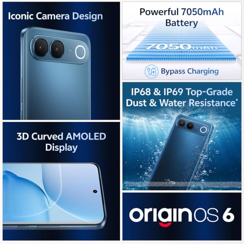 Image of vivo S2 5G (Sapphire Blue, 8GB RAM, 128GB Storage) | 50MP Sony Camera | 4K Video | 7050 mAh Battery | 3D Curved AMOLED Display | MTK D-7360 Turbo Processor with No Cost EMI /Additional Exchange Offers