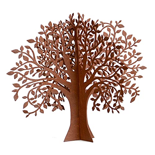 UNUS Garden Rost Deko Baum, Gartendeko Edelrost, Tischdeko Metall...