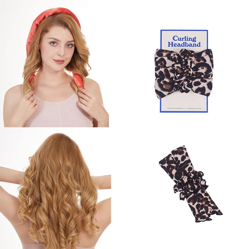 PATALACHI Heatless Curling Set for Hair to Sleep in Curl Ribbon with Scrunchies,Perfect Curls, No Damage,Lazy Natural Soft Wave DIY Hair Rollers Styling Tool for Sleep in Overnight (BAO)