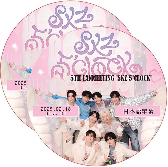 Amazon.co.jp: SKZ DVD 5TH FANMEETING [SKZ 5'CLOCK] (25.02.16#2枚