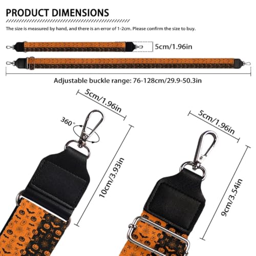 Image of Adjustable Purse Strap Replacement, Wide Shoulder Canvas Bag Strap, Crossbody Handbag Strap