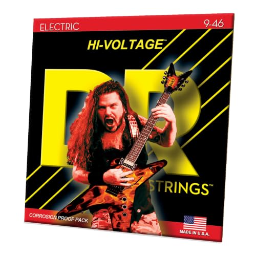 DR Strings DBG-9/46 Hi-Voltage Dimebag Darrell Signature Electric Guitar Strings - .009-.046