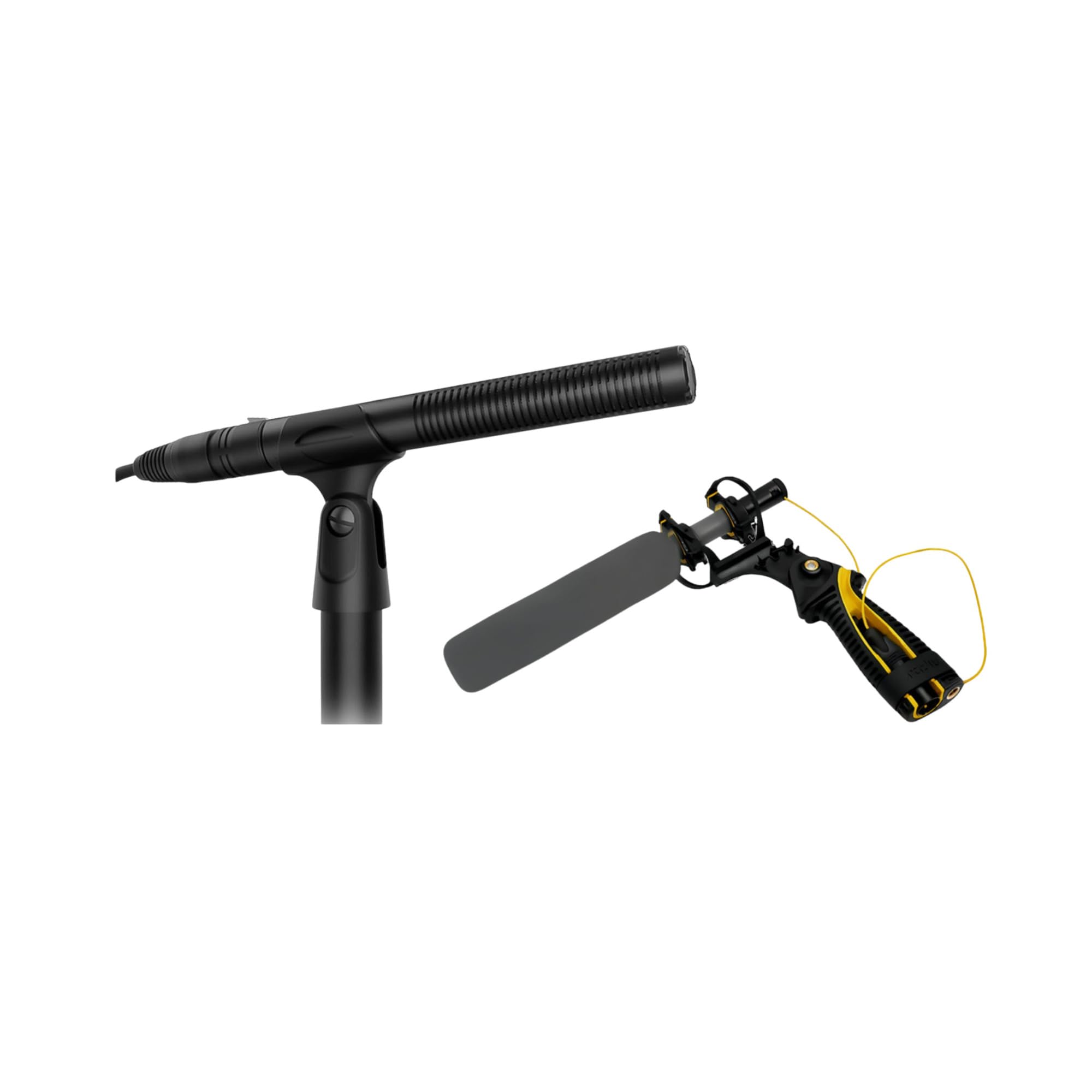 Deity S-Mic 3S Shotgun Microphone (Black) and ASM2 Pro Kit of Shotgun Microphone Shock Mount Bundle (2 Items)