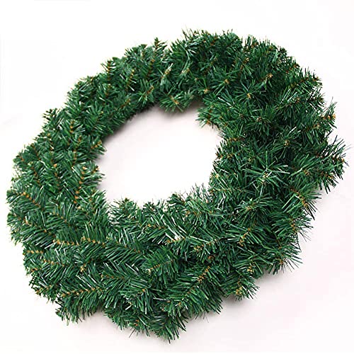 Maylove-Us Christmas Wreath,12 Inch Canadian Pine Artificial Christmas Wreath Gifts For Christmas Party Decor, Front Door Wreath,Unlit #TOP2